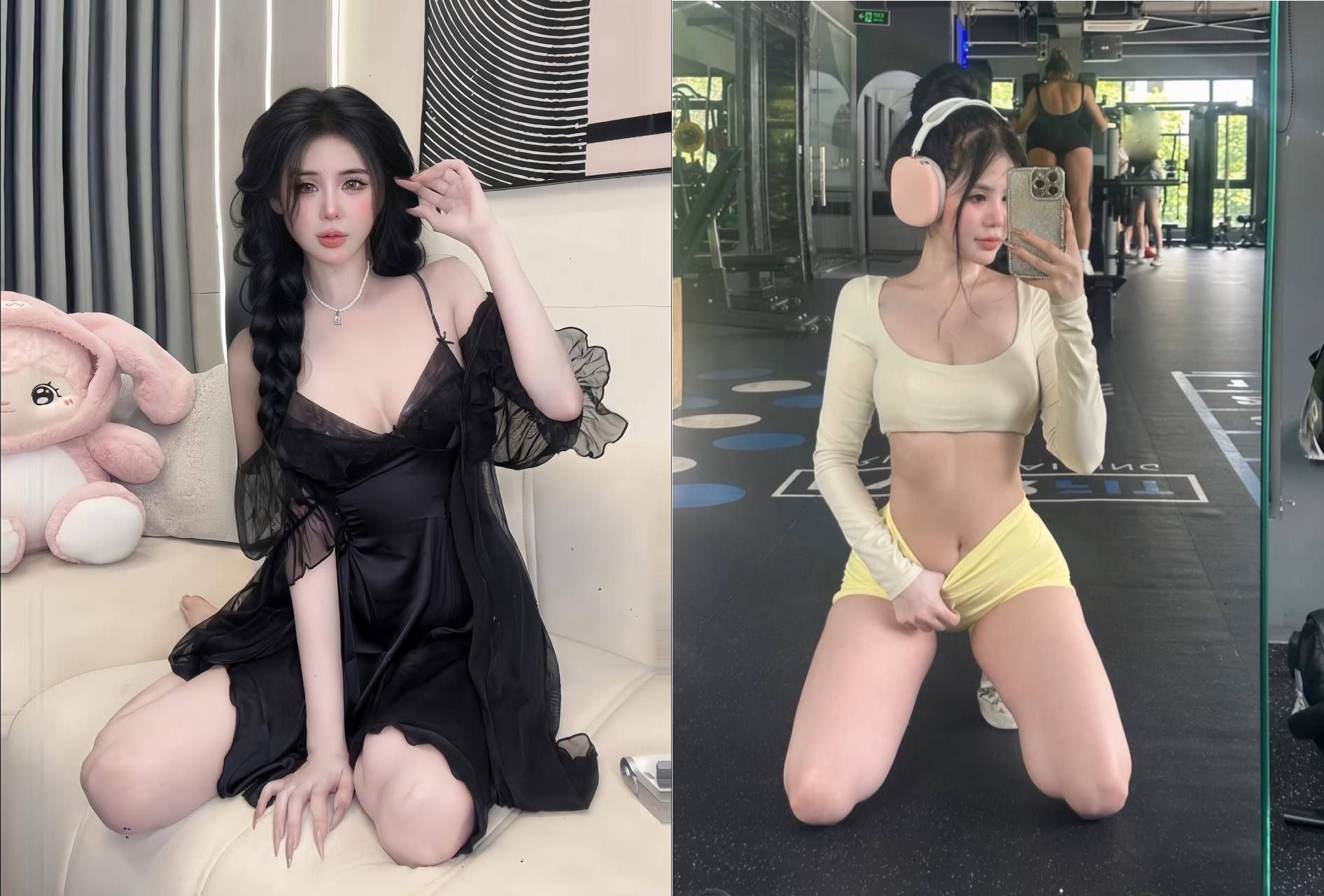 Phim  Sex Clip nóng mới cô gymer hoạt động sugar baby