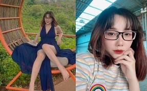 Phim  Sex Clip sex địt em gái xinh đeo kính cực phê