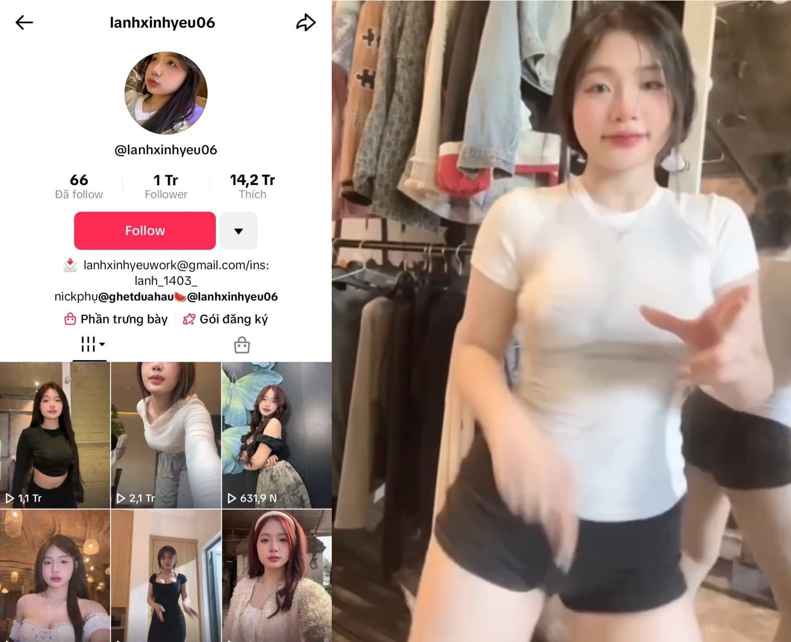 Phim  Sex Clip sex tiktoker Lanhxinhyeu thổi kèn cho nam lộ ra