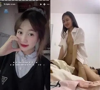 Phim  Sex Clip sex Tú Uyên xinh xắn đụ quên cởi áo đồng phục