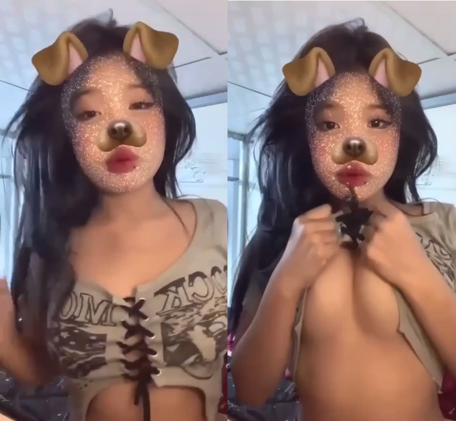 Phim  Sex Em gái xinh vú căng khoe anh thèm