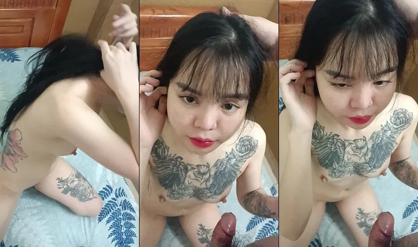 Phim  Sex Em gái yêu hội họa bú cu em toàn chơi lút cán thế này làm anh sướng tê chim