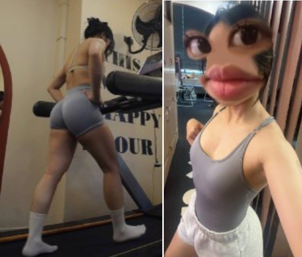 Phim  Sex Gymer mông khủng doggy rên phê anh à