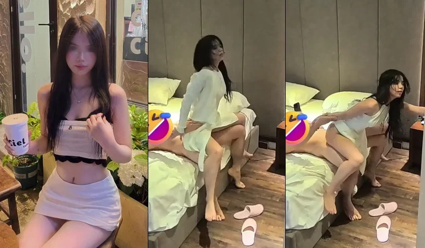 Phim  Sex Kiều Vân 2k3 Từ Liêm – Hà Nội em tiktoker chịch chill cùng nhạc mà chút nữa thì em ngã