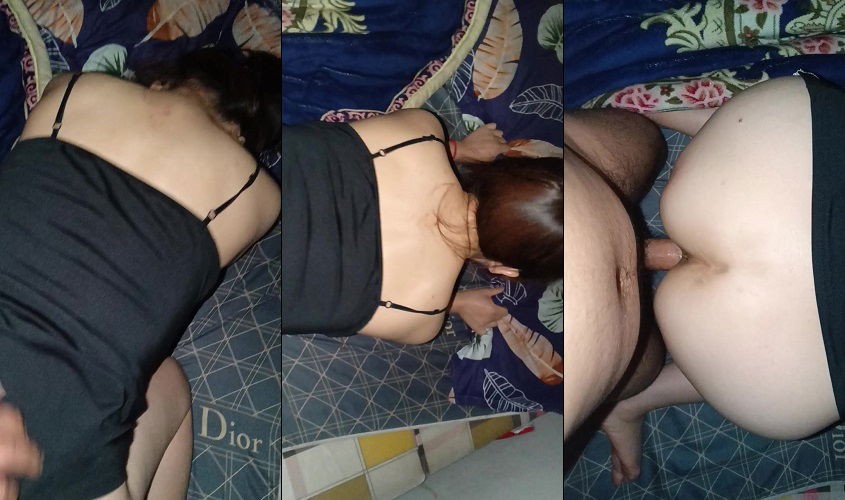 Phim  Sex Mặc váy ngủ mà em không mặc quần lót ngày nào cũng bắt anh kéo váy lên trả bài