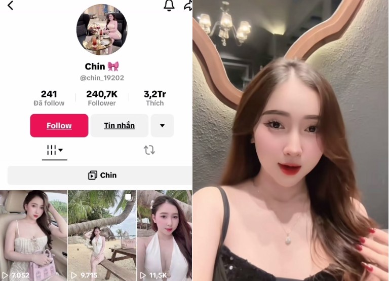 Phim  Sex Nữ Tiktoker Chin quan hệ cười toe toét