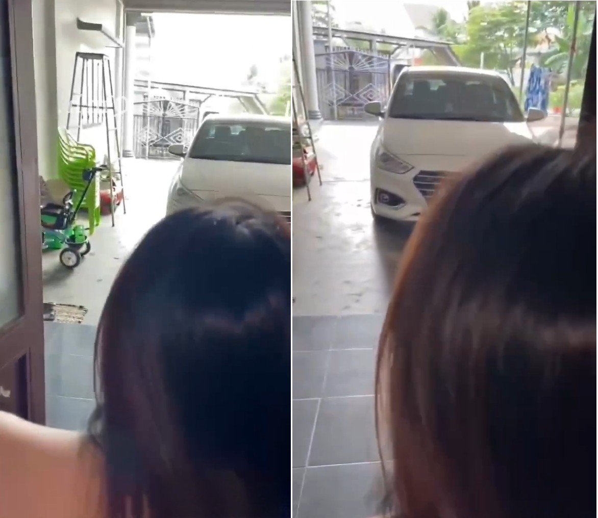Phim  Sex Sex lén lút trước cửa nhà sợ bố mẹ về