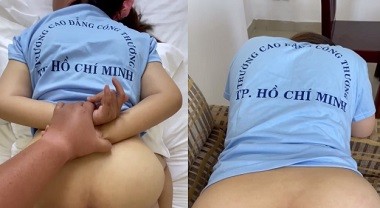 Phim  Sex Sinh viên Cao đẳng Công thương TPHCM bị móc rên sướng