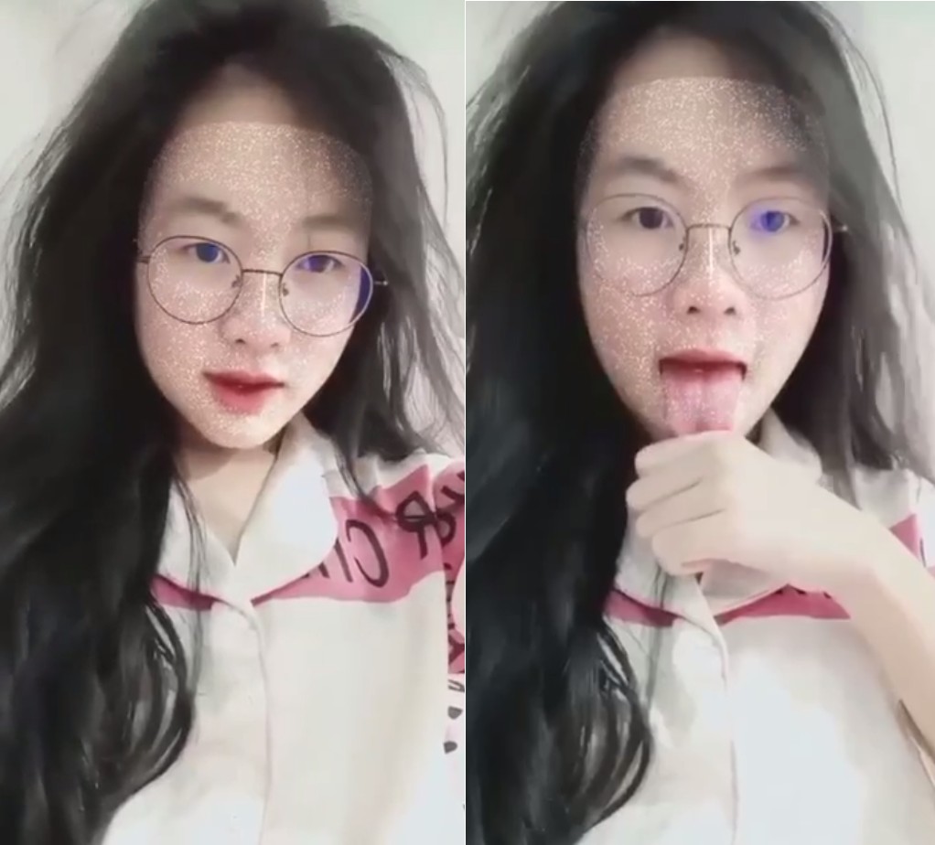 Phim  Sex Sinh viên thèm cu tưởng tượng đang liếm
