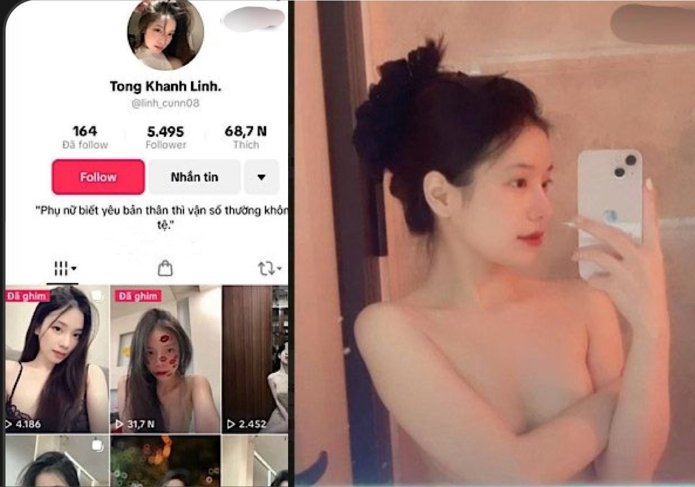 Phim  Sex Tống Khánh Linh lộ clip chịch nhau khoái lạc